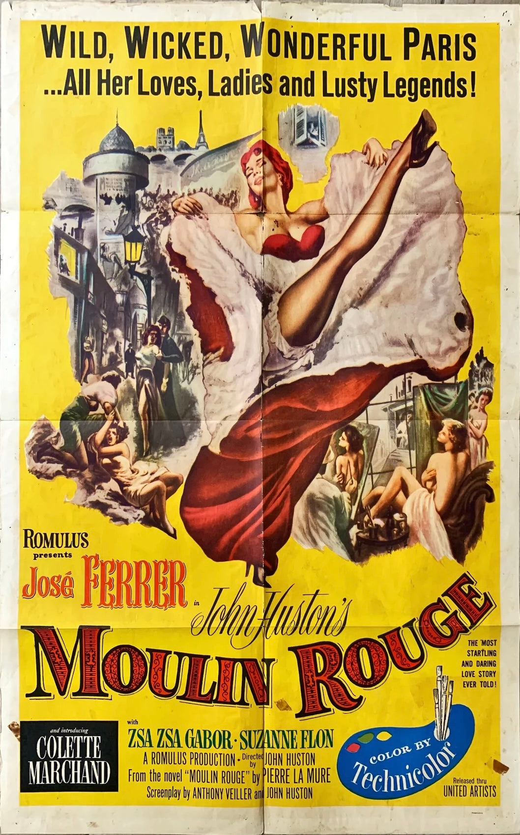 Moulin Rouge (1953) International One Sheet Movie Poster