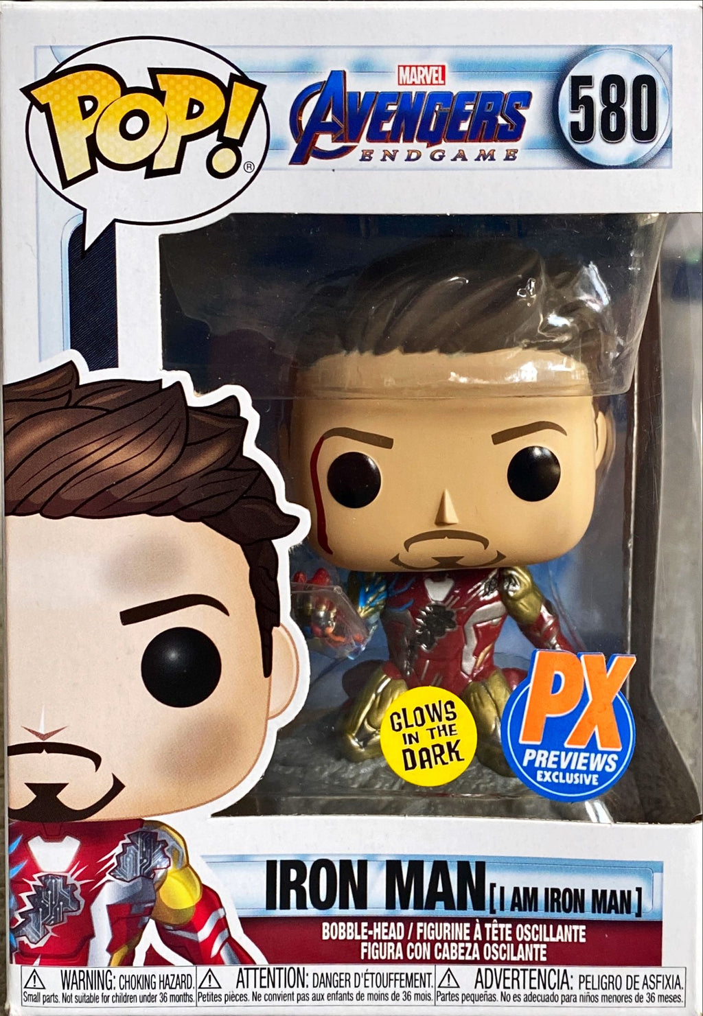 FUNKO POP! AVENGERS ENDGAME: IRON MAN #580 MARVEL AVENGERS FIGURE