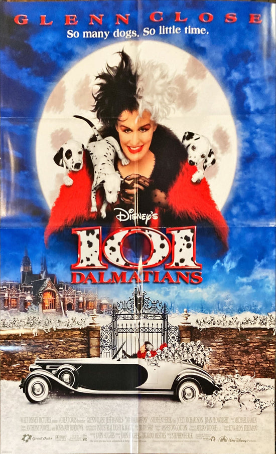 101 Dalmatians,  DS 1sh 1996 Walt Disney live action