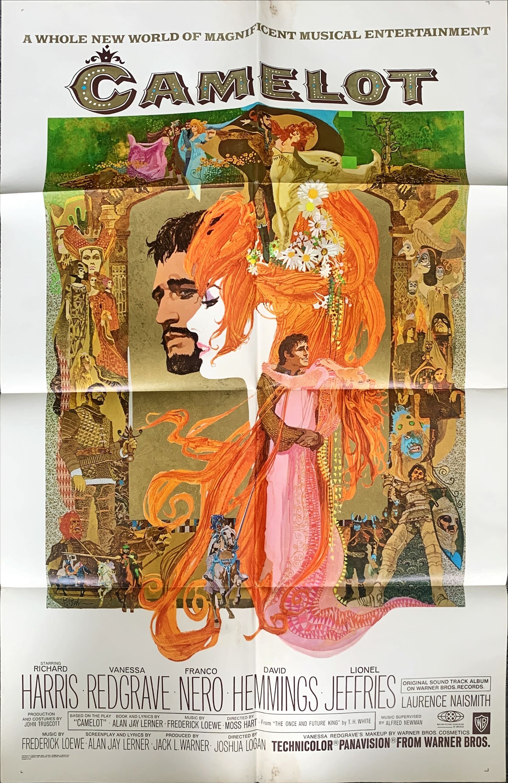 (449) Camelot one sheet movie poster, musical