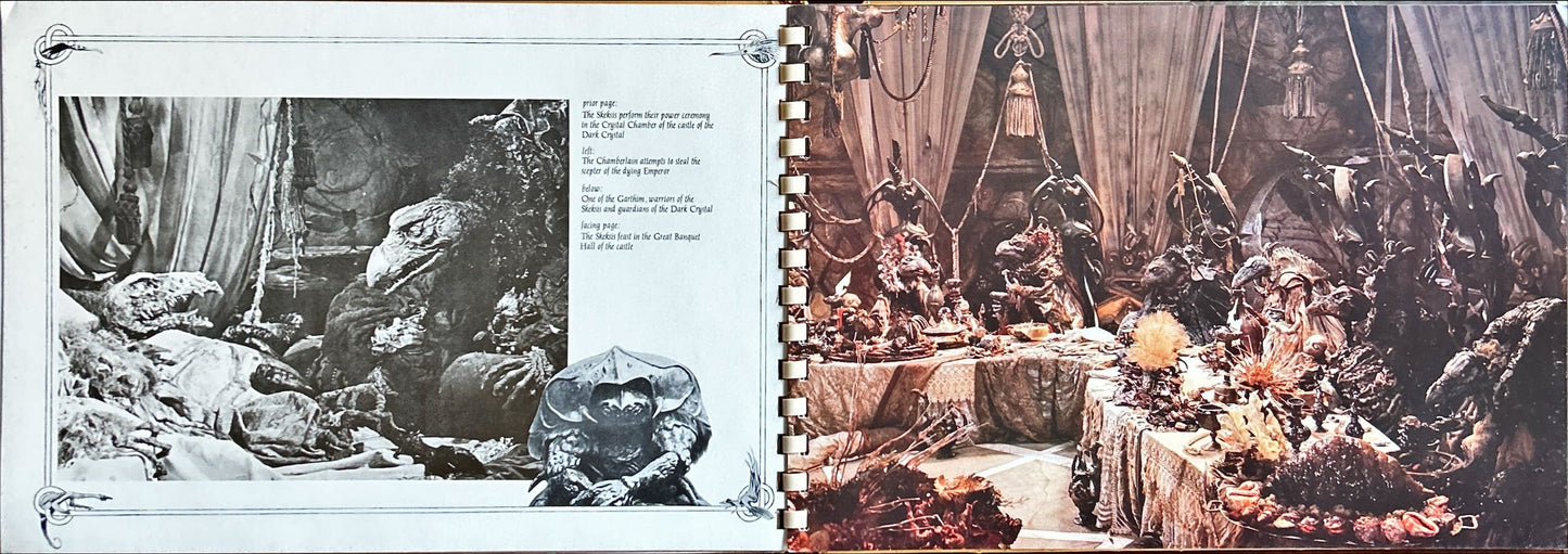 DARK CRYSTAL spiral-bound promo book 1982 Jim Henson & Frank Oz, rare