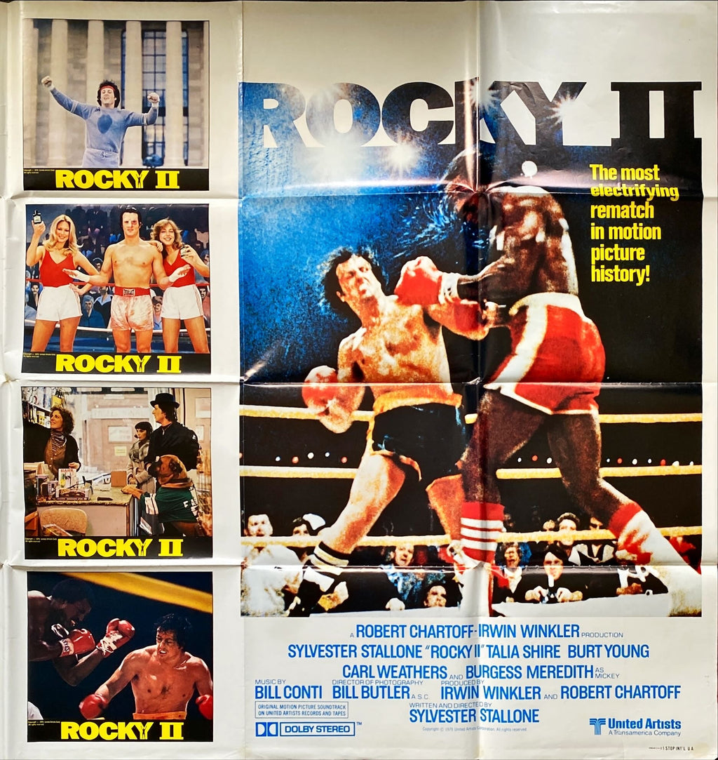 951 ROCKY II 1-stop poster 1979 Sylvester Stallone & Carl Weathers