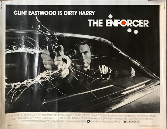 The Enforcer (1976) Half Sheet Movie Poster, Clint Eastwood