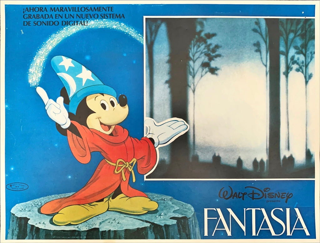 Disney’s Fantasia 2x Mexican lobby cards