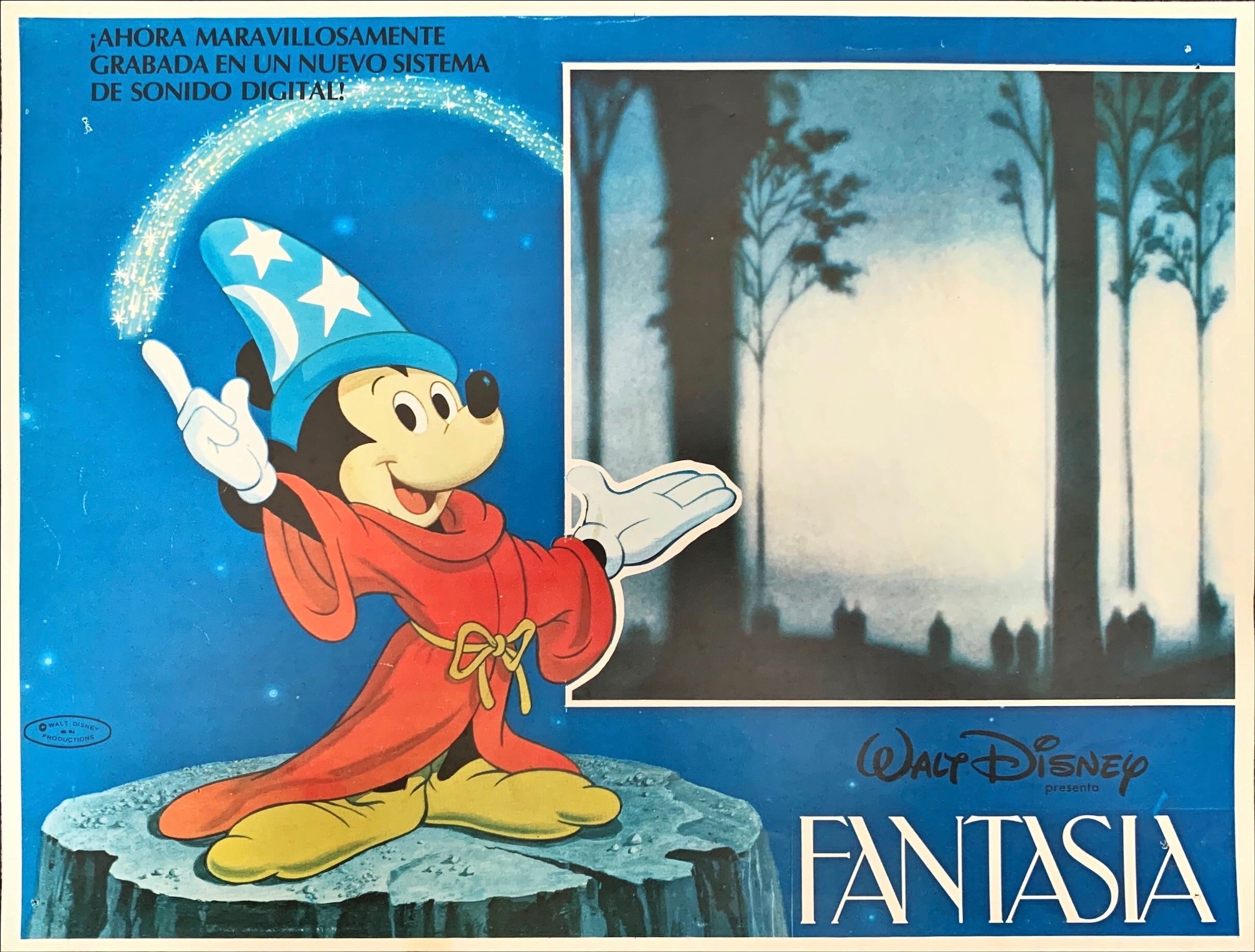 Disney’s Fantasia 2x Mexican lobby cards