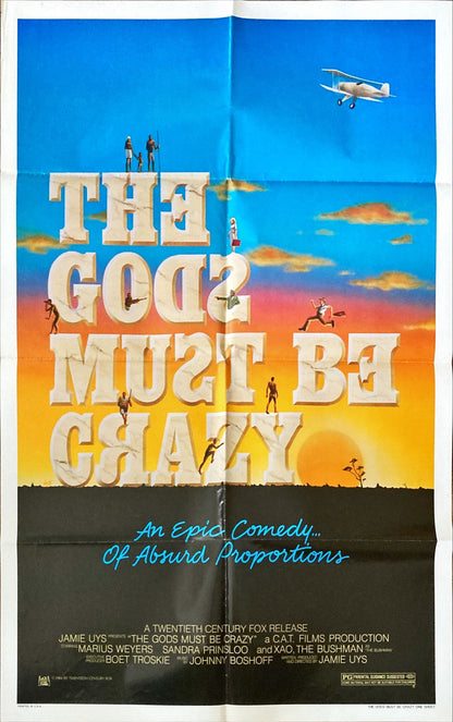 Gods Must Be Crazy (1984) One Sheet Movie Poster