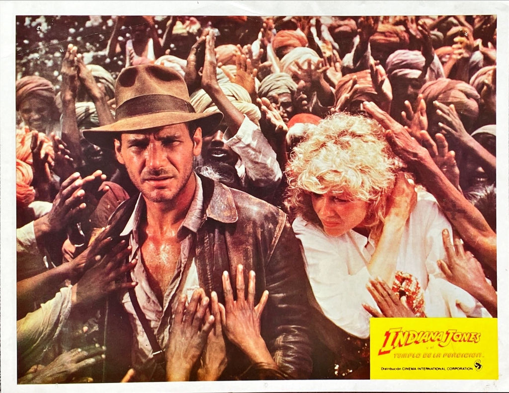 Indiana Jones and the Temple of Doom (1984) 7x Lobby Cards - MX