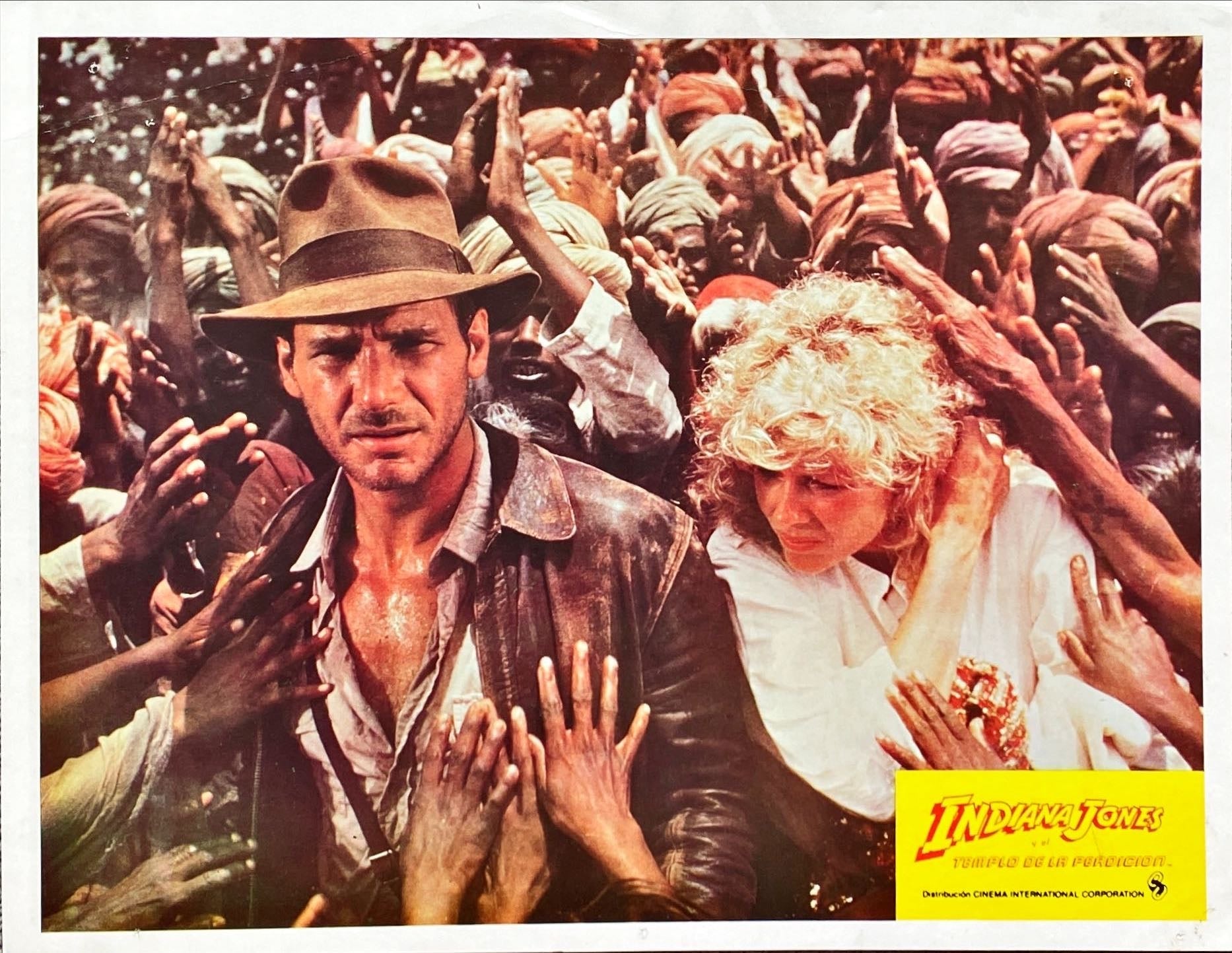 Indiana Jones and the Temple of Doom (1984) 7x Lobby Cards - MX