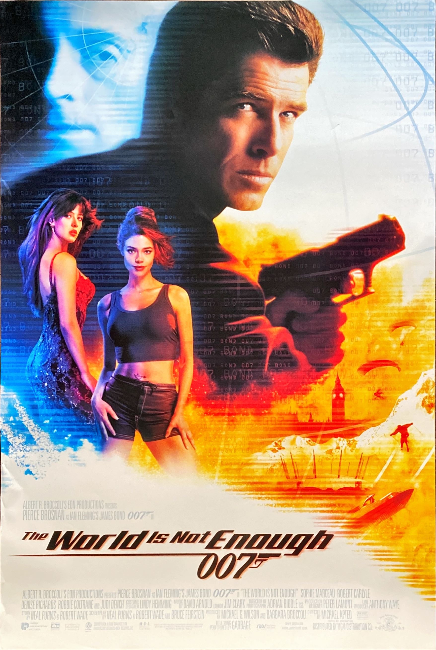 World Is Not Enough (1999) Original One Sheet Movie - INTL