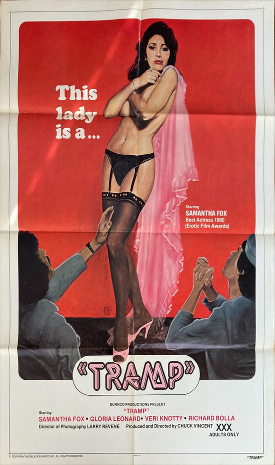 Tramp (1980) Original Movie Poster,  Samantha Fox