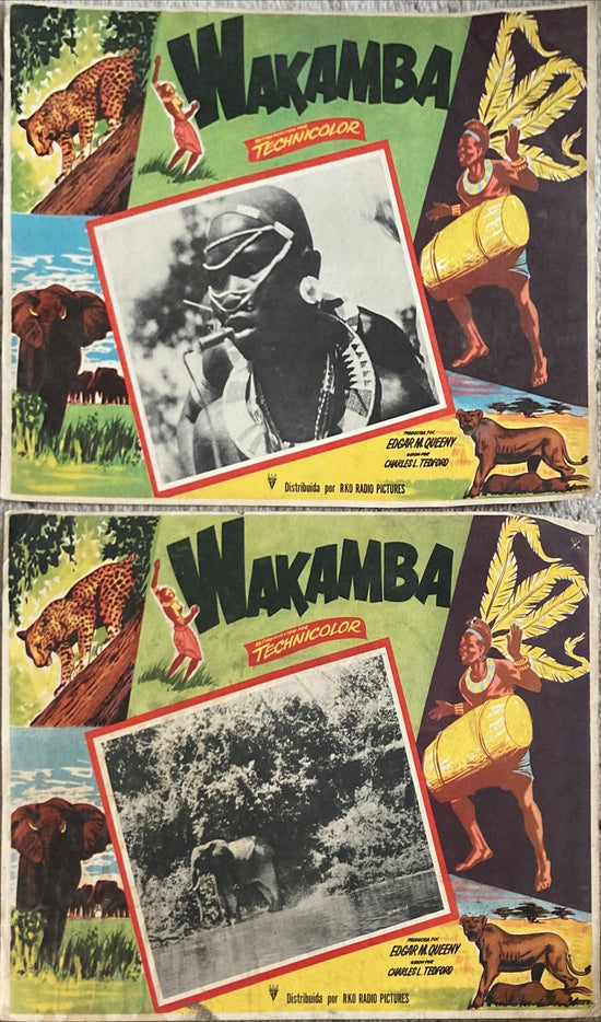 Wakamba (1955) Original Mexican Lobby Cards