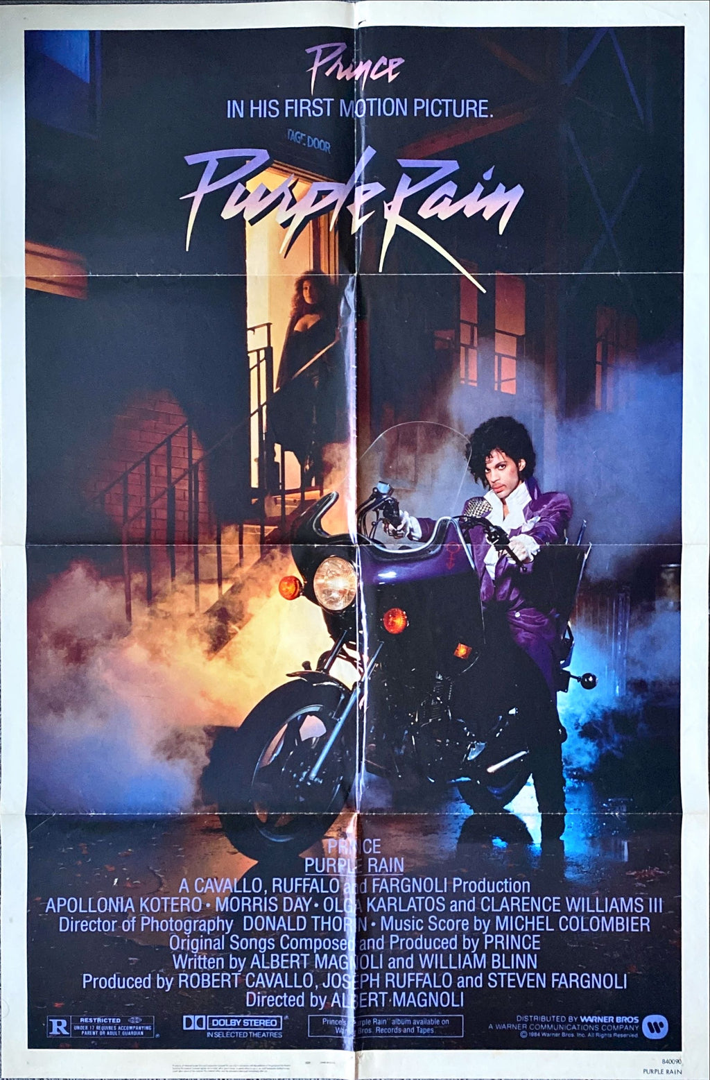 #A-5 PURPLE RAIN 1sh 1984 - Prince
