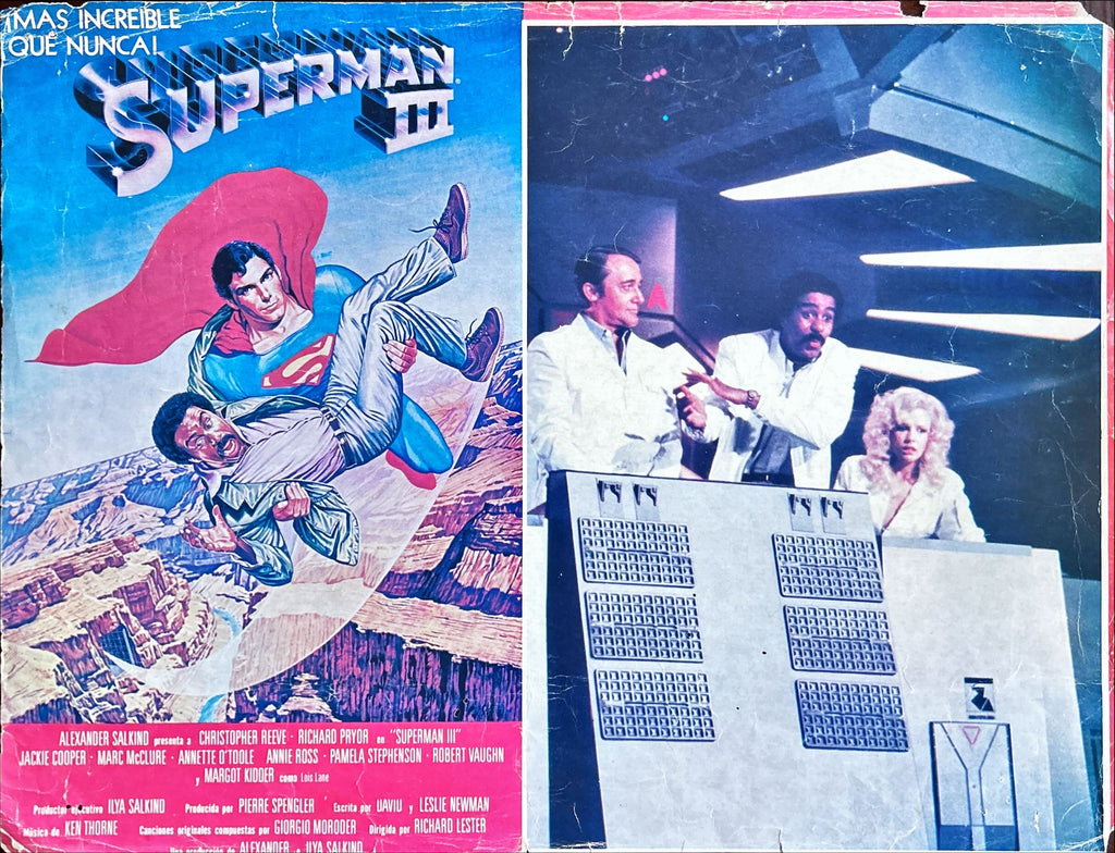 Superman II-III-IV Mexican Lobby Card-Mini Poster bundle