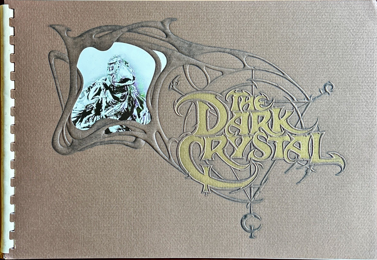 DARK CRYSTAL spiral-bound promo book 1982 Jim Henson & Frank Oz, rare