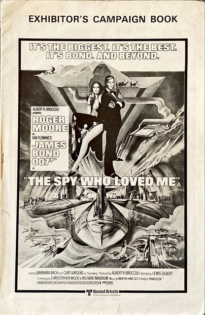 #1157 SPY WHO LOVED ME pressbook 1977