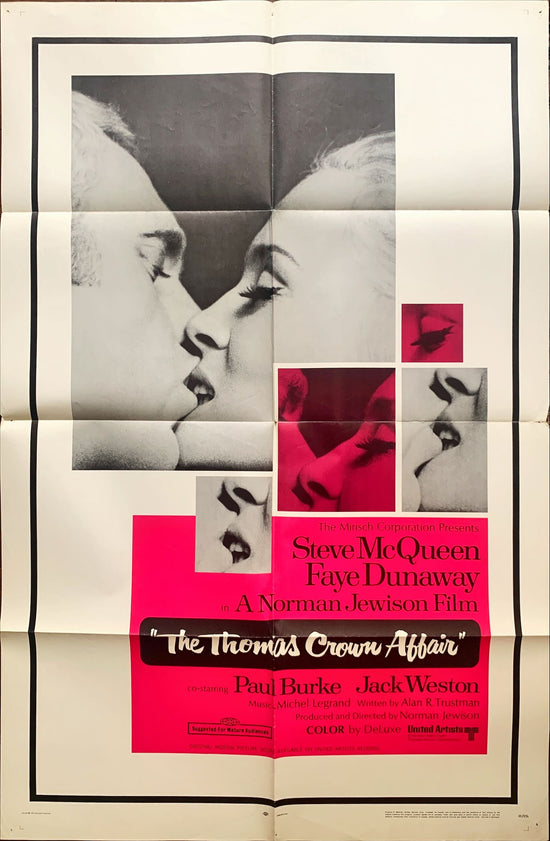 Thomas Crown Affair (1968) One Sheet Movie Poster