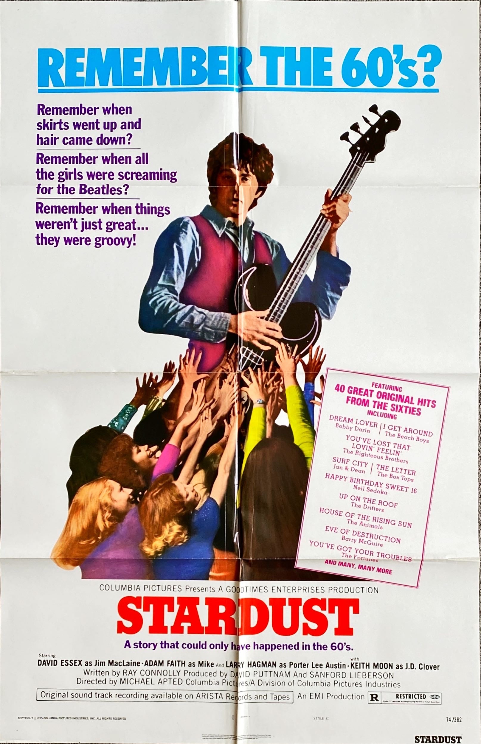 Stardust, style C 1sh '74 Keith Moon rock & roll
