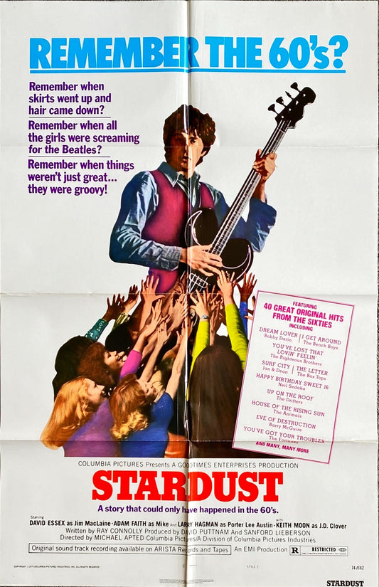 Stardust, style C 1sh '74 Keith Moon rock & roll