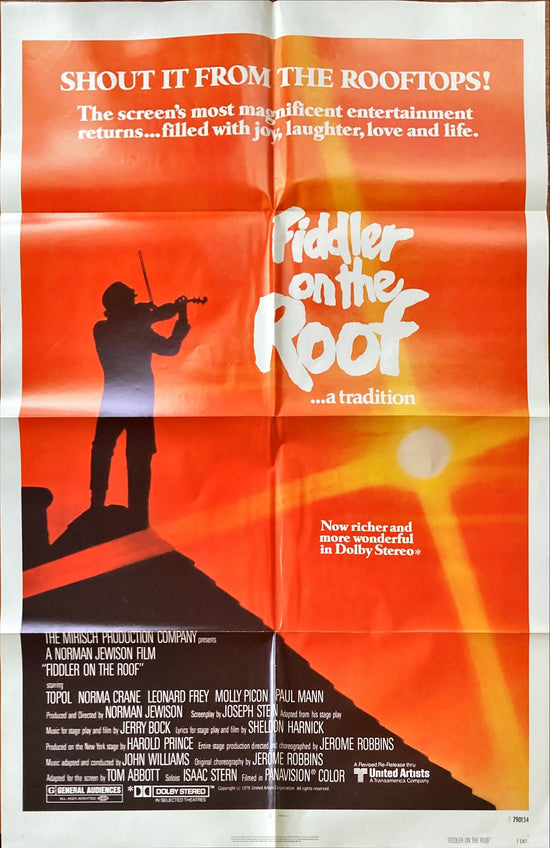 Fiddler on the Roof, 1sh R79