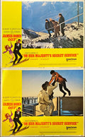 On Her Majesty's Secret Service (1969) 4x Lobby Cards
