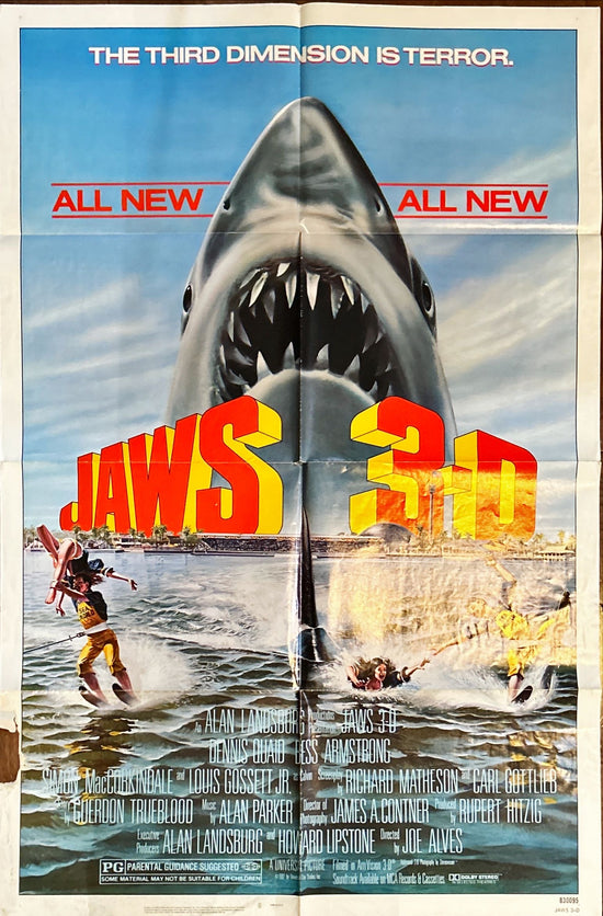 Jaws 3D (1983) One Sheet Movie Poster