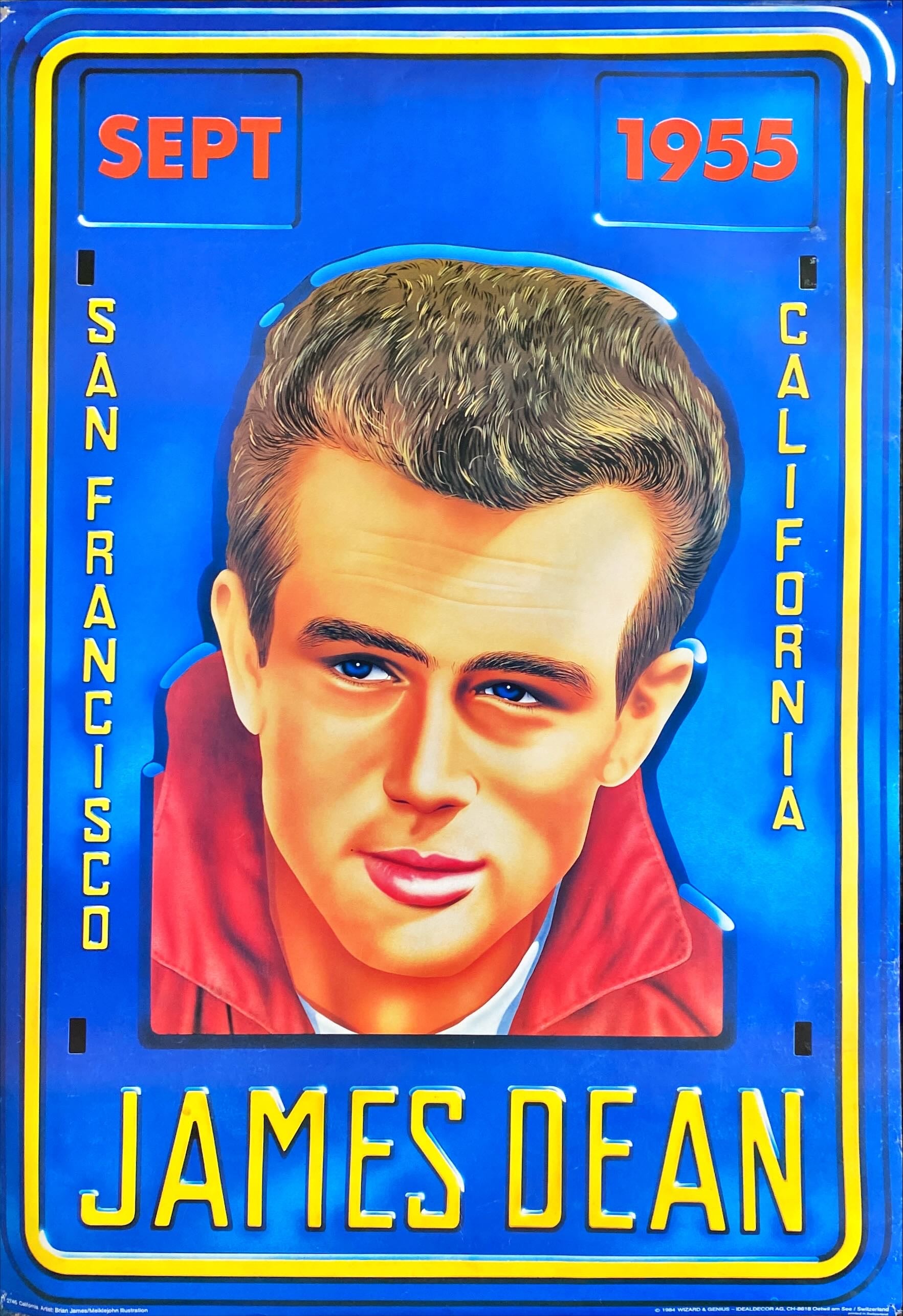 James Dean - Italian commercial poster '80s
