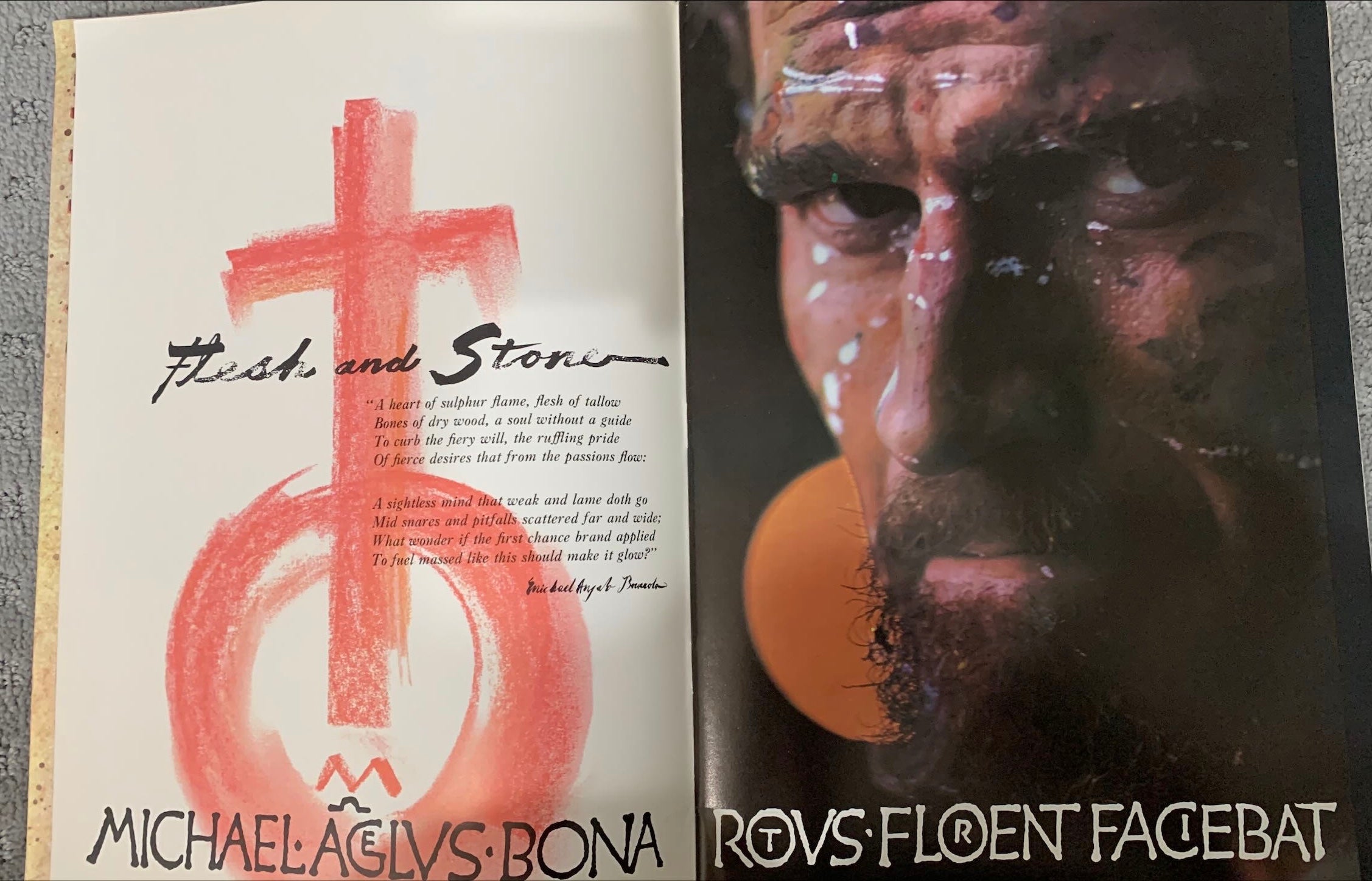 The Agony and the Ecstasy, Charlton Heston original movie souvenir book