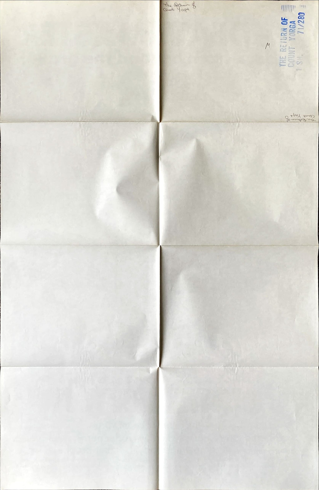 Return of Count Yorga (1971) One Sheet Movie Poster - AIP Vampires