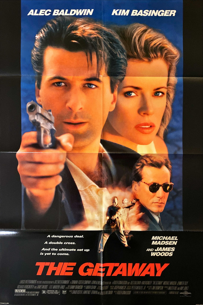#2222 The Getaway int'l 1sh 1994 James Woods, Alec Baldwin & Kim Basinger
