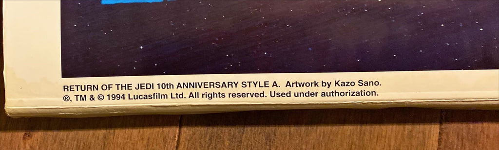 Return of the Jedi (1983) One Sheet Movie Poster - R'94, Killian