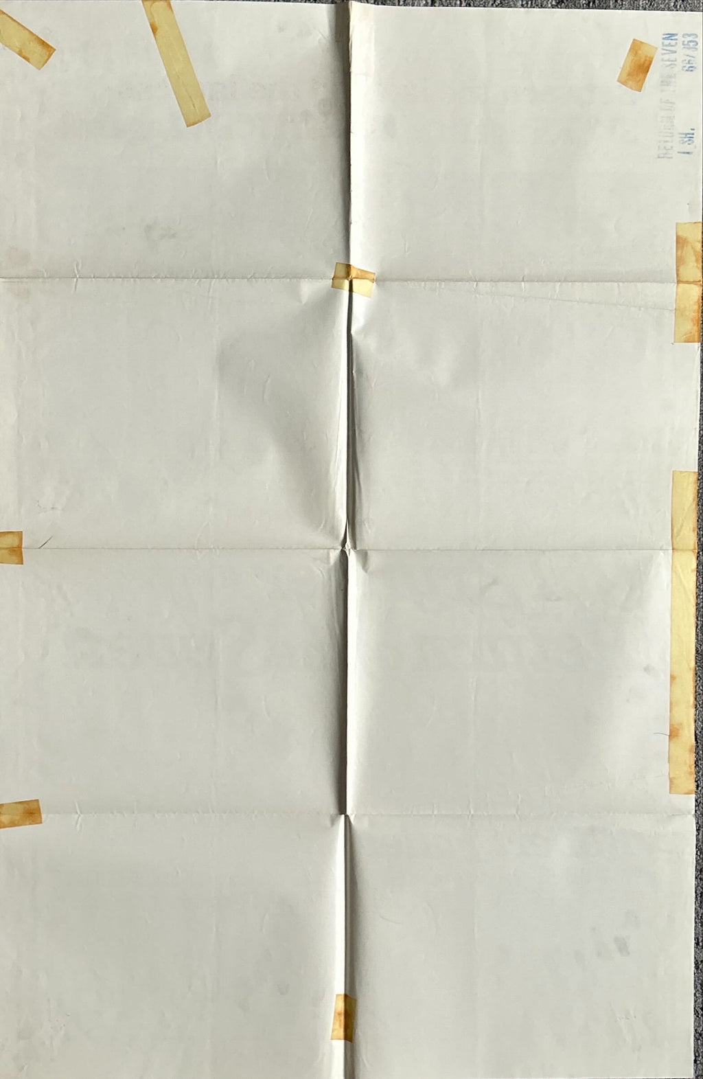 Return of the Seven (1966) One Sheet Movie Poster