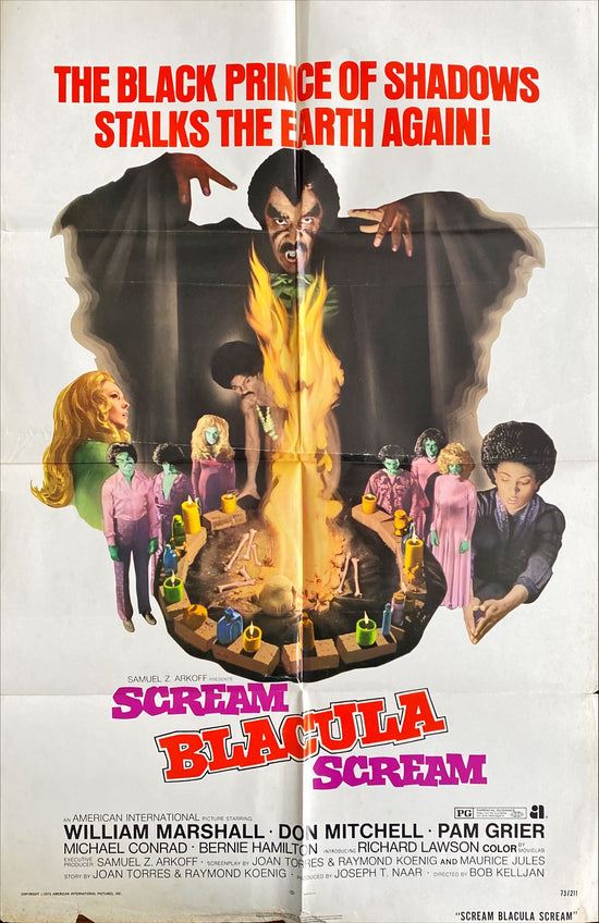 Scream Blacula Scream (1973) Original One Sheet Movie Poster