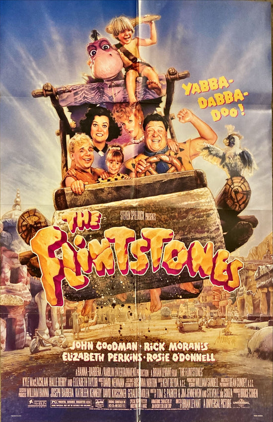The Flintstones, 1sh 1994 John Goodman, Rick Moranis, Drew Struzan art