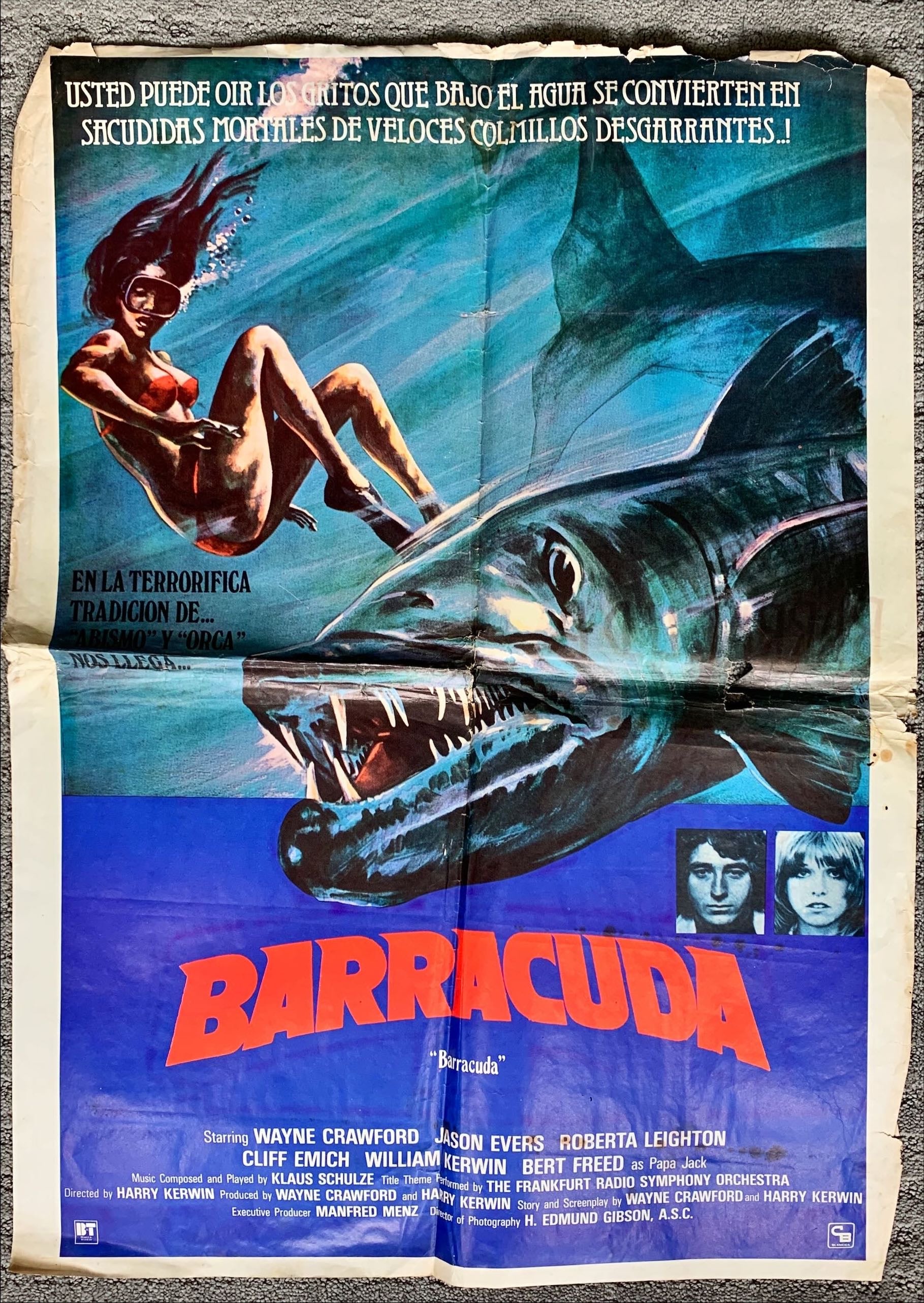 Barracuda Mexican movie poster