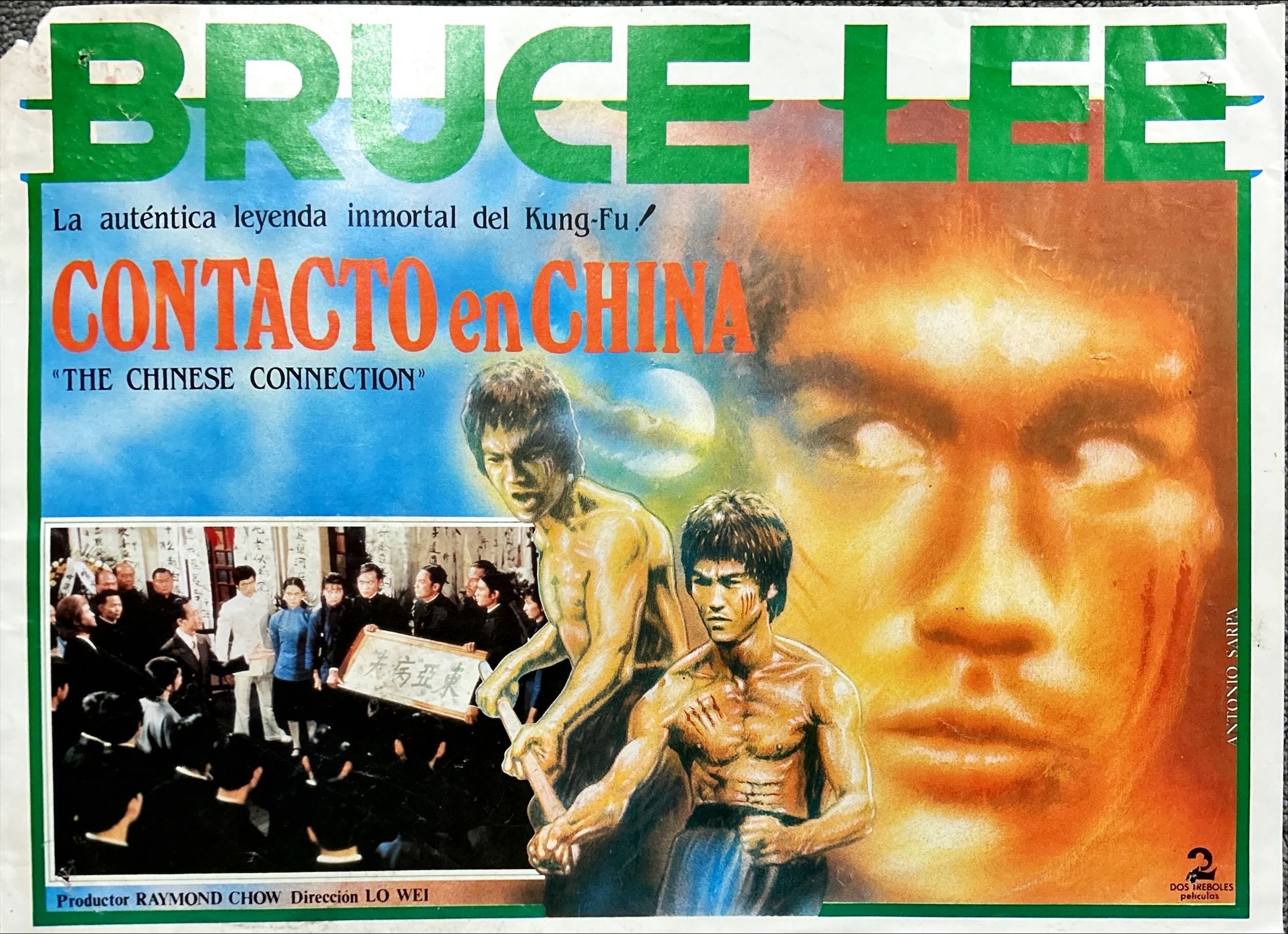 Martial Arts original spanish poster and lobby cards bundle