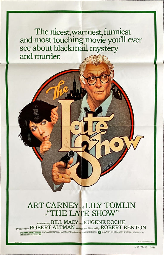 The Late Show (1977) One Sheet Movie Poster - Amsel