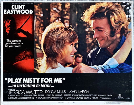 Play Misty For Me,  Lobby Card 1971 - Clint Eastwood