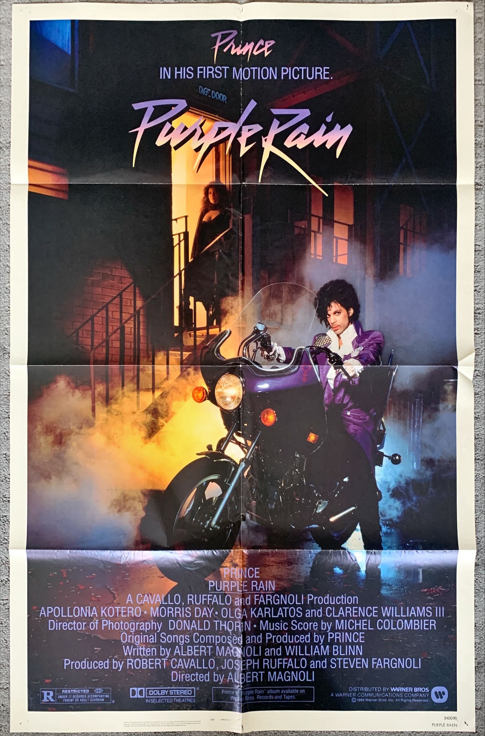 (529) Purple rain original movie poster
