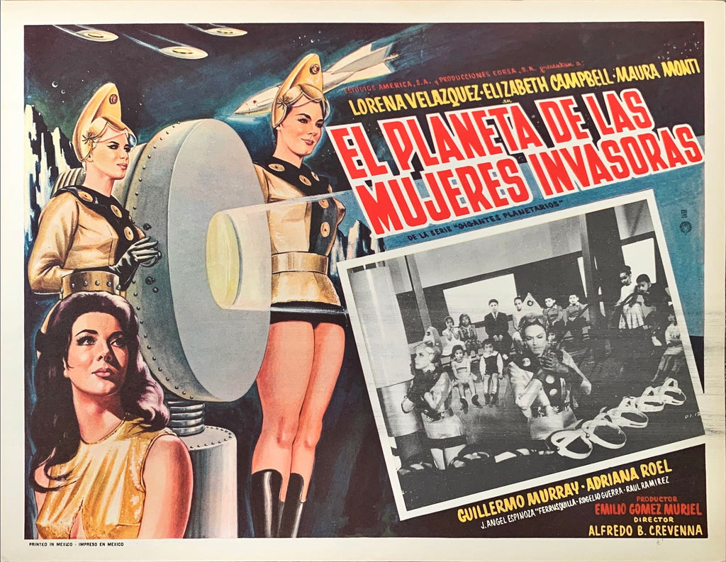 (303) 2 Planeta de las mujeres invasoras Mexican lobby card