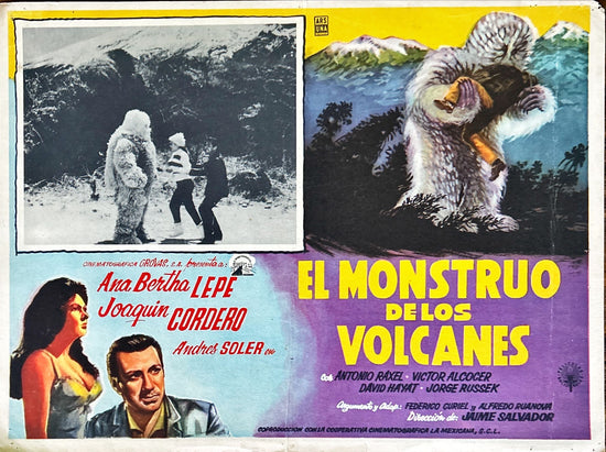 El Monstruo de los Volcanes (1963) 5x Lobby Cards - MX