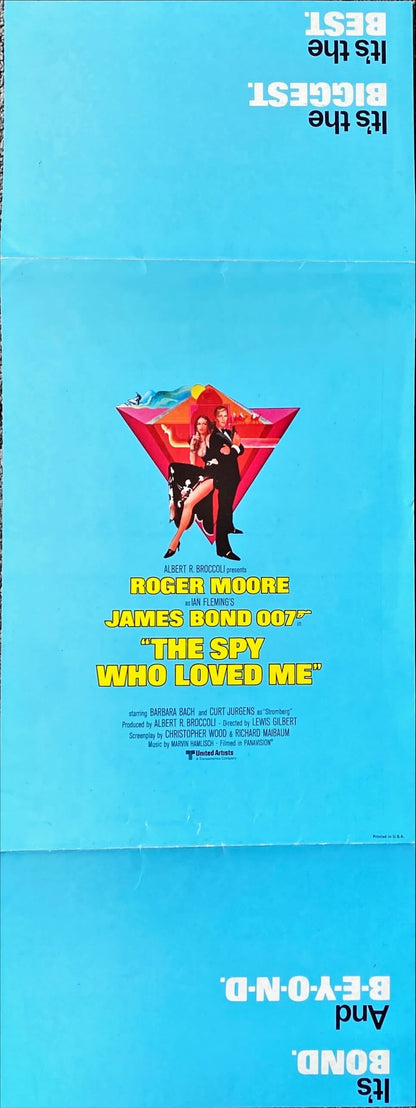 960 SPY WHO LOVED ME (2) promo brochure combo 1977 - Roger Moore as James Bond