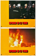 #1155 TOWERING INFERNO 2 color spanish Int'l 11x14 stills 1974 Steve McQueen - PosterCollectors.xyz
