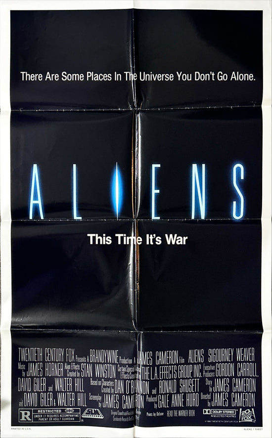 Aliens (1986) One Sheet Movie Poster - Teaser