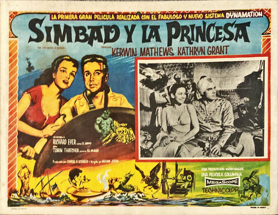 The 7th Voyage of Sinbad,  Mexican Lobby Card