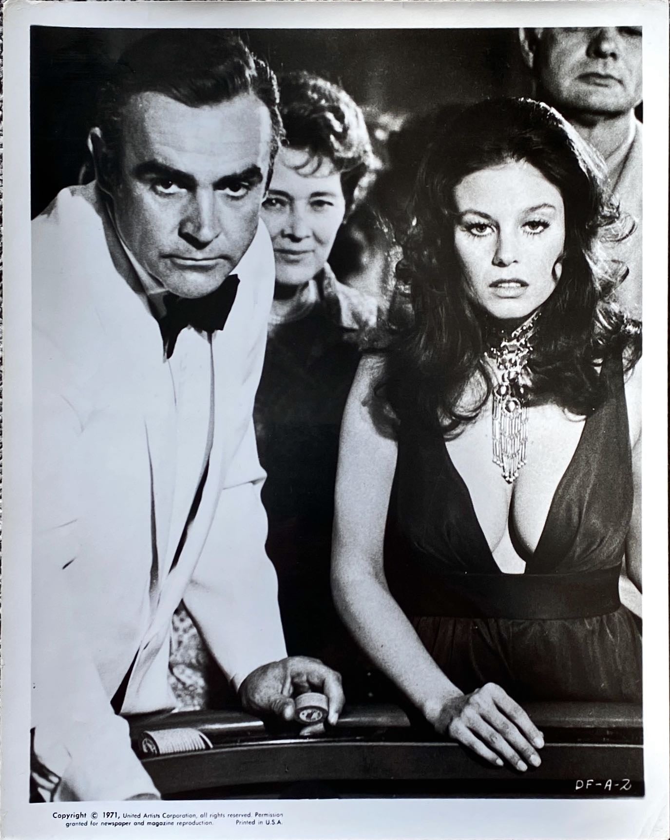 #411 007 James Bond Diamonds Are Forever Original Movie Stills x8