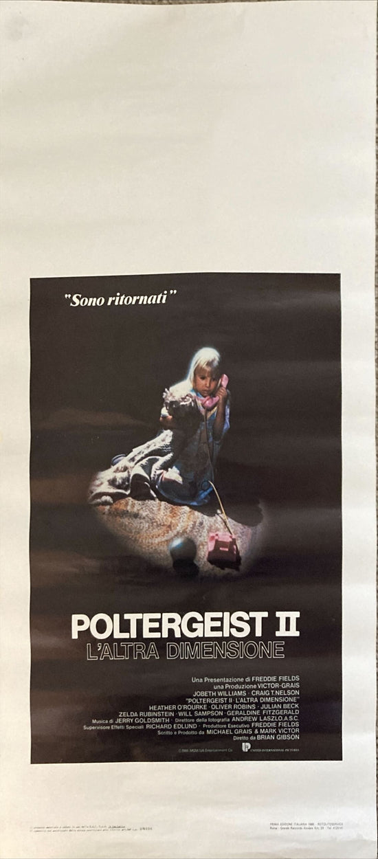 Poltergeist II (1986) Original Locandina Movie Poster - ITA