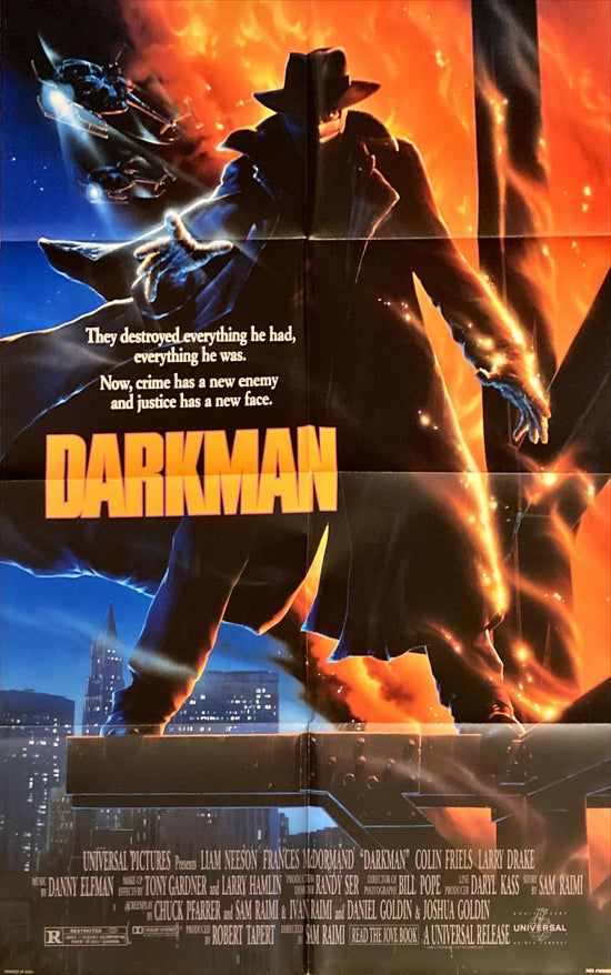 Darkman (1990) One Sheet Movie Poster - DS, Alvin art