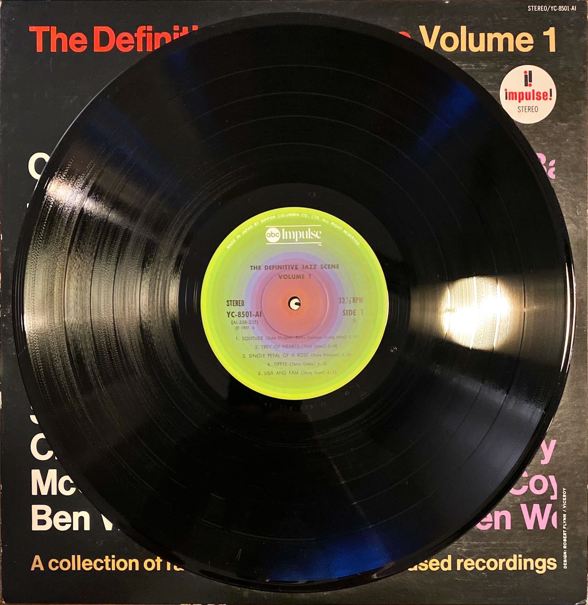The Definitize Jazz Scene Volume 1 1977 [Rare Japanese Import w/o OBI] Vinyl/LP