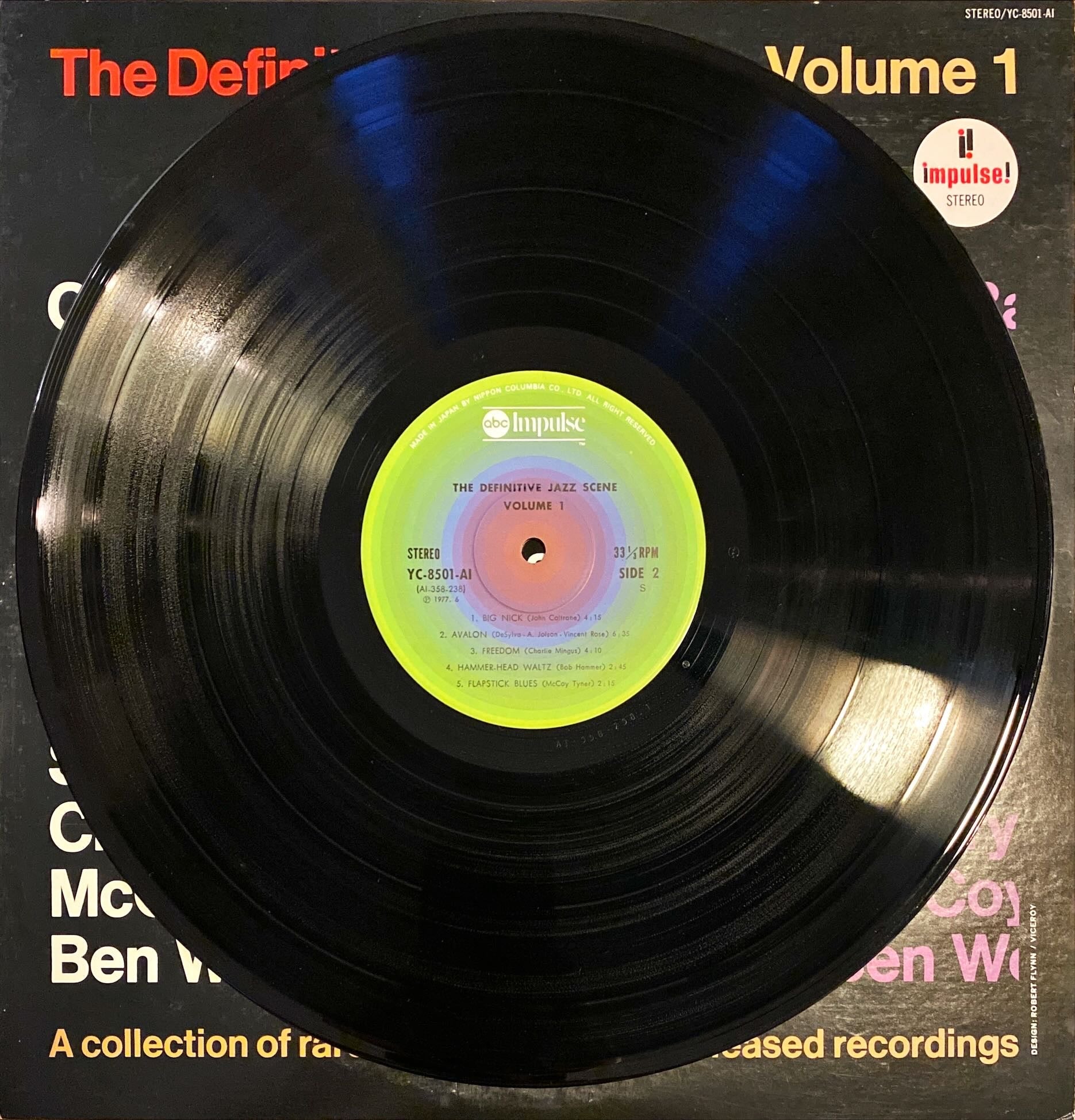 The Definitize Jazz Scene Volume 1 1977 [Rare Japanese Import w/o OBI] Vinyl/LP