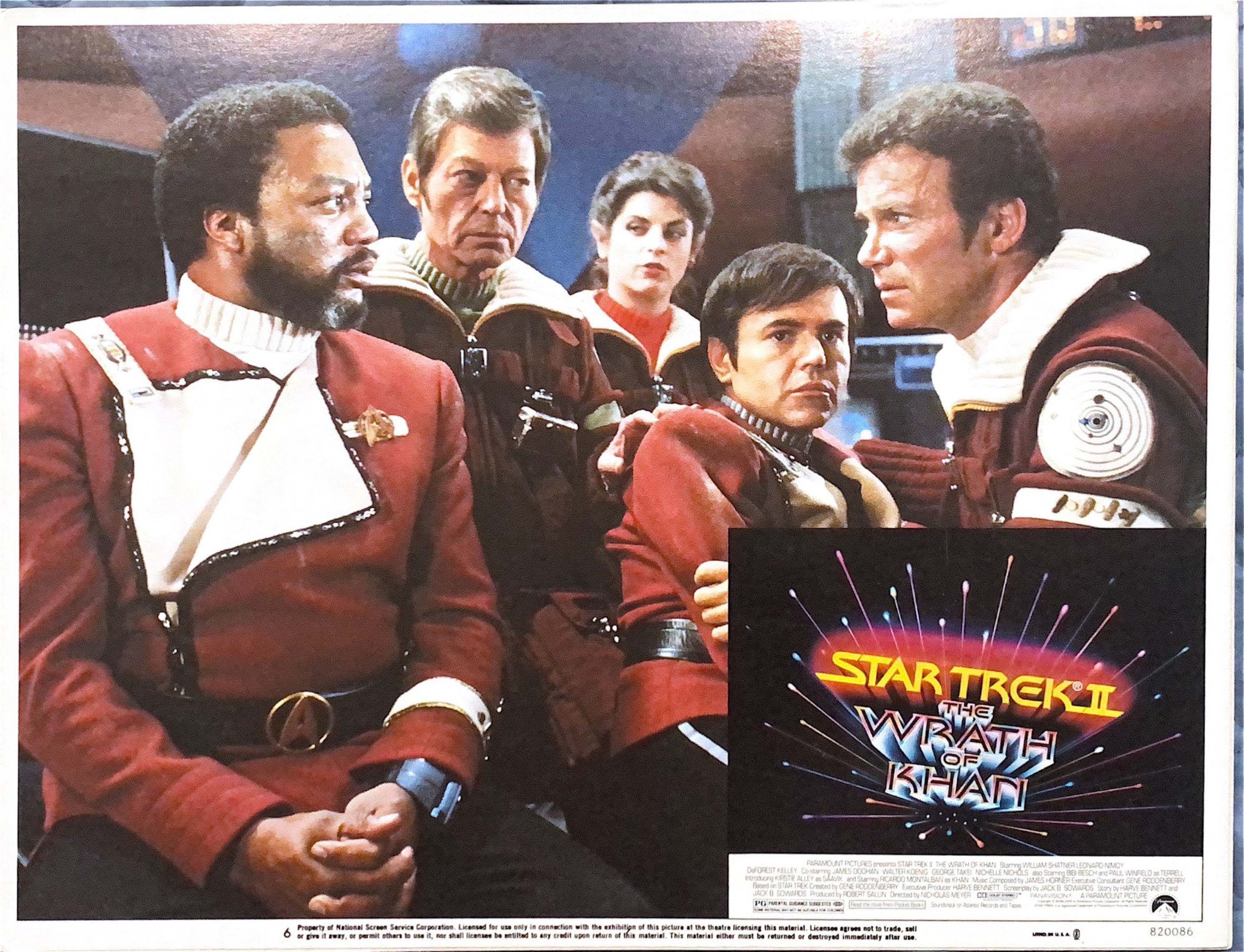 STAR TREK II six Lobby Cards 1982 #845 - PosterCollectors.xyz